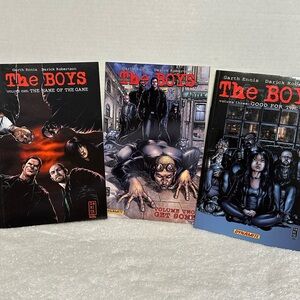 Dynamite The Boys Comic Trio with Red and Blue Covers